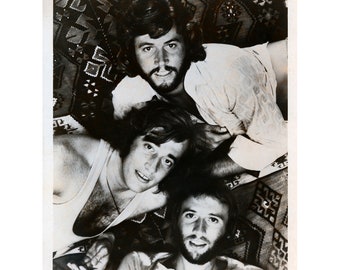 BeeGees Publicity Photo 8 by 10 Inches B&W