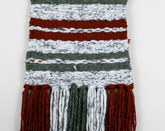Earth Toned Woven Wall Hanging