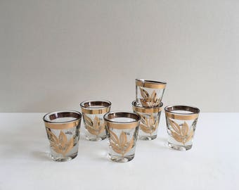 Mid Century Shot Glasses.