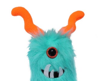 Stuffed monster, stuffed animal, plush, plushie, monster plush, monster