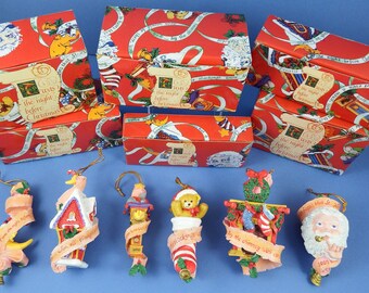 Twas the NIGHT BEFORE CHRISTMAS Ornaments – Set of 6