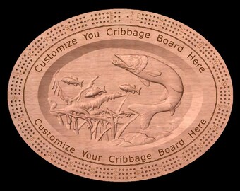 Custom Personalized Cribbage Board