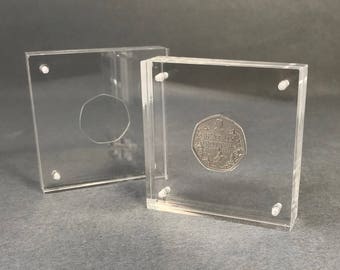 50p Perspex Coin Display, Beatrix Potter Collection Coins