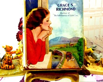With Juliet in England by Grace S Richmond Rare Vintage Hardback 1930s Romance with Dust Wrapper