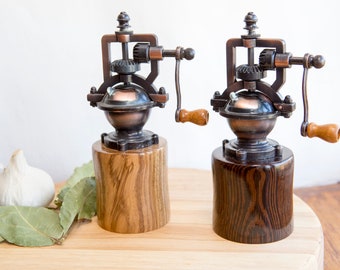 Handmade Pepper mill - Zebrano PepperMill - fathers day present - handmade Pepper Mill - Salt Mill - wedding gift 5th anniversary