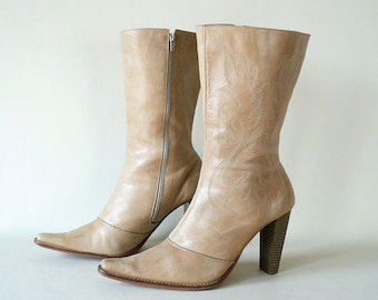 Womens High Heel Boots Size 9