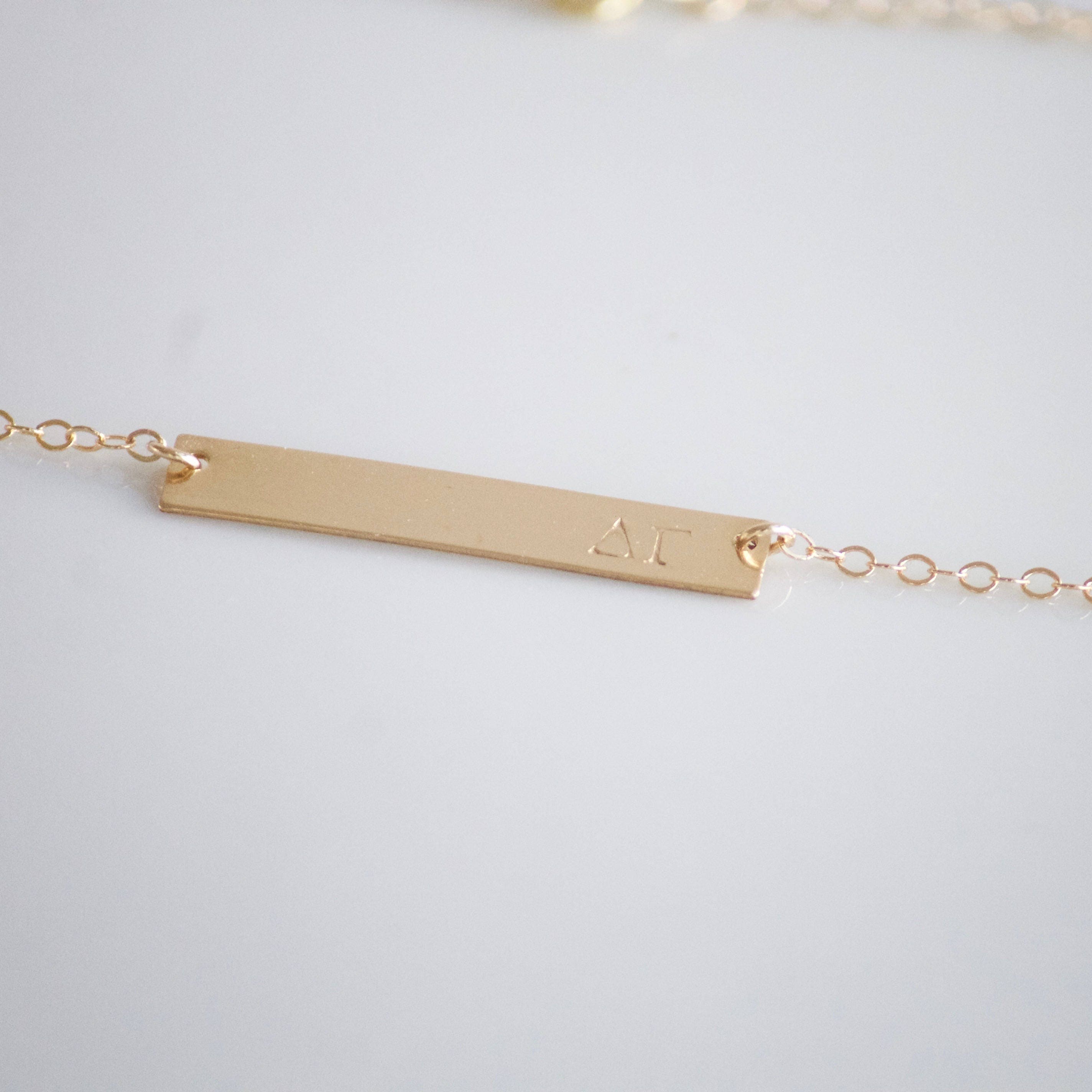 DELTA GAMMA Necklace / Delta Gamma Sorority Necklace