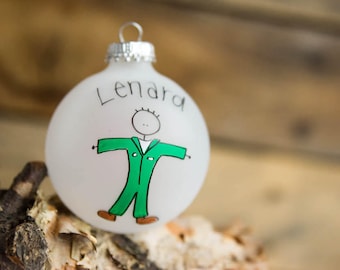 Navy flight - personalized Christmas ornament
