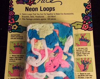 Durado Everything Nice Neon Fabric Loops, NIB
