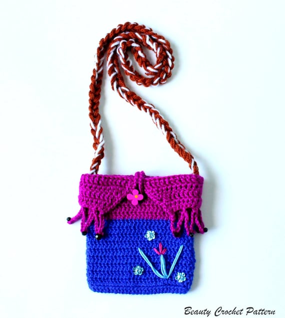 etsy crochet purse