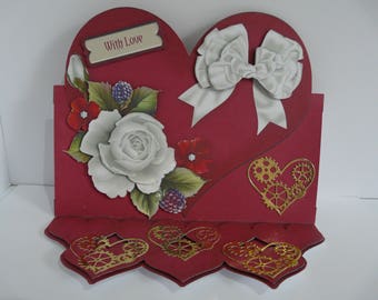 Red Heart and White Roses/Steampunk