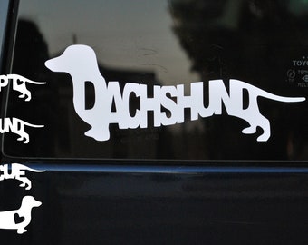 Vinyl Dachshund Decal