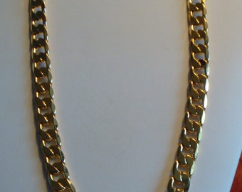 18k Gold Filled Chain Mens Necklace Mens Jewelry Yellow Gold Chain Mens Gold Chain Thick Chain Mens Gold Necklace Heavy Gold Chain