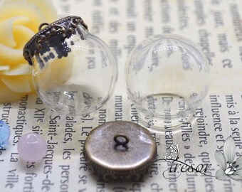 25mm glass vial, bottle, hat