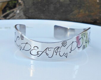 Sugar Skull Bracelet, Sugar Skull Jewelry, Till Death do us Part, Dia de los Muertos, Day of the Dead, Gothic Jewelry, Goth Wedding