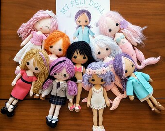 Limited Stock - My Felt Doll Craft Book