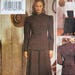 Butterick 3836 UNCUT Misses' Western Riding Outfit Jacket Culottes Blouse Edwardian Sewing Pattern Size 18 20 22 Historical Costume