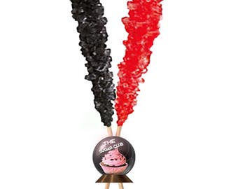 Red And Black Candy Red Candy Red Rock Candy Red Candy Buffet Red Lollipop Black Rock Candy Red Party Candy Red Birthday Candy Red Wrapped C