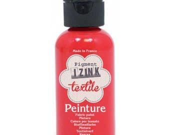 Best Izink 50ml red textile paint