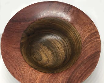 Walnut & Purpleheart Wooden Bowl