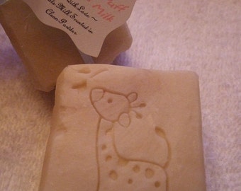 POWDER PUFF GOATS Milk Soap Loaded with Shea Butter and Avocado and Sweet Almond Oils
