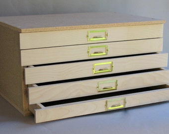 Storage Cabinet, flat file. Save by finishing the exterior yourself. Econo model