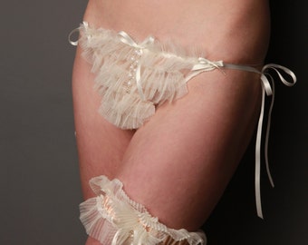 Solstice Silk Tulle Garter