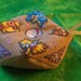 Cross Stitch Pattern - Eevee Biscornu / Pincushion / Ornament - Pokemon