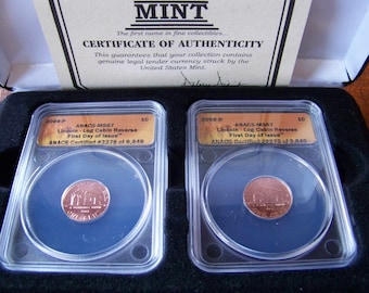 2009 P&D Mint Lincoln Log Cabin First Day Issue