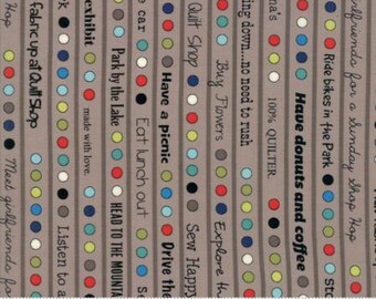 Sunday Drive Cobblestone Type - Moda Fabrics - 43070 18