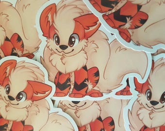 Pokemon / Arcanine / Geeky / Sticker / Gift / Nerd / Geek / Video Game / Laptop / Custom / Planner