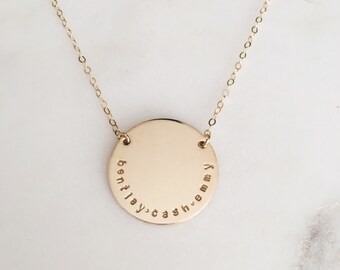 XL Circle Charm, 22mm/ 7/8"