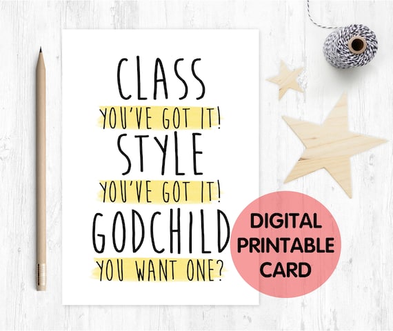 funny godmother card printable funny godfather card instant download godmother proposal will you be my godparent do you want a godchild