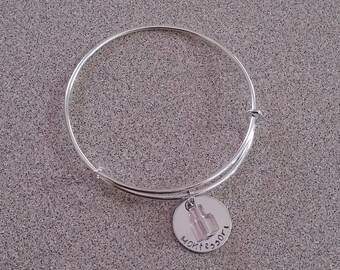 Montessori bracelet, Montessori jewelry, Pink tower cube bracelet, Montessori teacher gift, Montessori parent, Montessorian jewelry