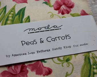 Peas and Carrots Charm Pack 5" Fabric Squares American Jane Patterns Sandy Klop for Moda Fabrics