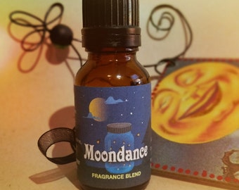 Moondance Perfume Oil / Essential Oil / Frangrance Oil / Jojoba Oil / Organic Jojoba Oil / .5 oz dark bottle / Euro dropper