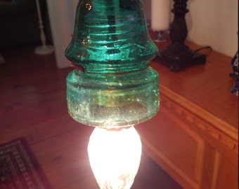 Glass Insulator Light