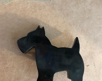 Plastic Scotty Dog Pin