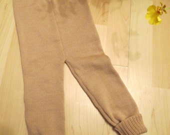 Knited baby merino wool pants/Leggings
