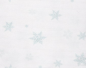 Fabric Flair 14 count Snowflakes Aida - piece approx 45 x 50cm. Great fabric for cross stitch
