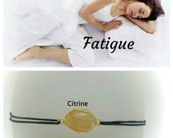 Bracelet to mitigate "Fatigue / burnout": Citrine