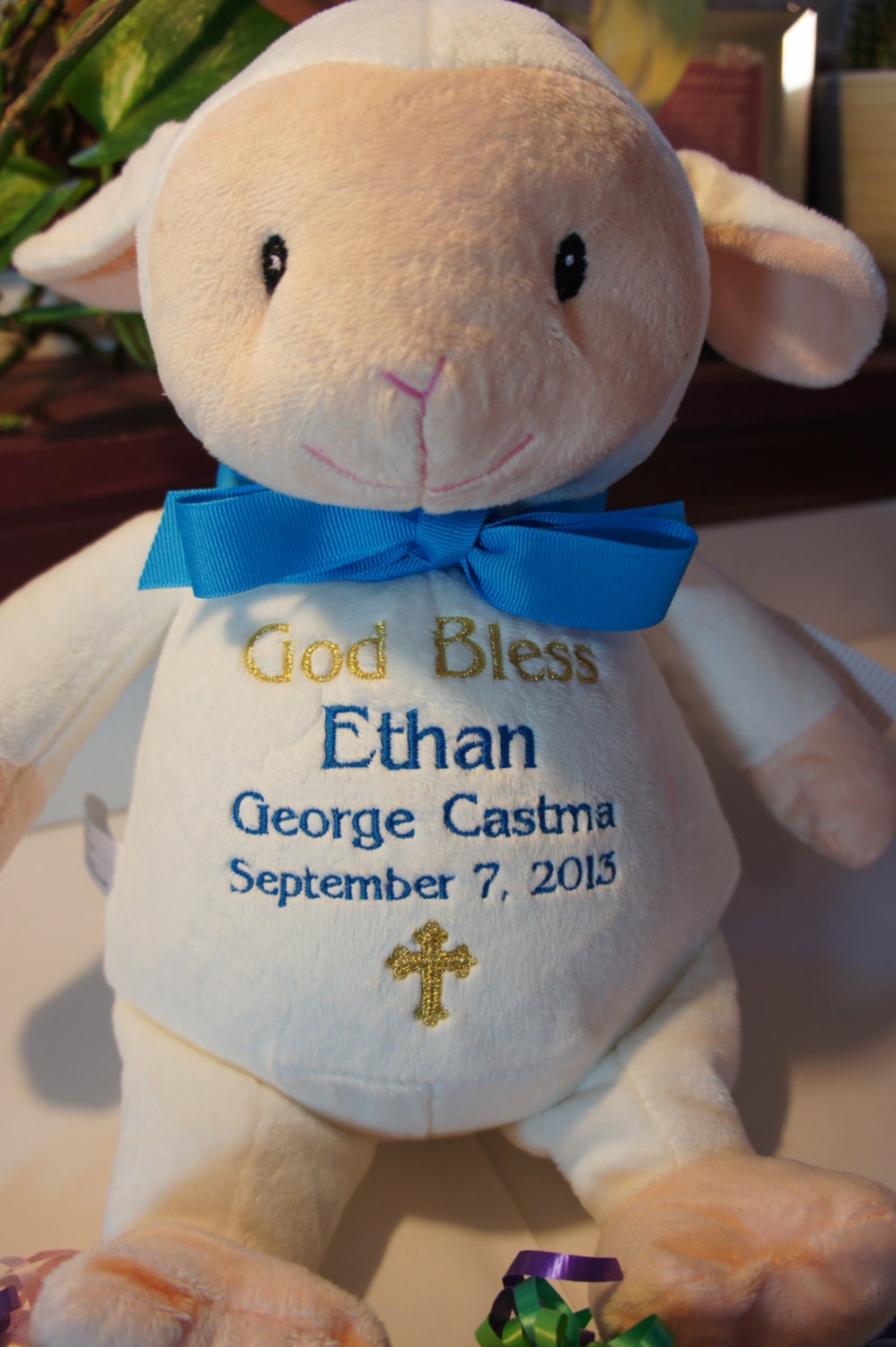 Personalized Baby Baptismal Gift Baby Cubbies a