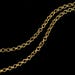 27 inches of 925 Sterling Silver 24k Gold Vermeil Style Rolo Chain 1.6 mm. Delicate chain. :vm1065