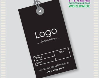 1000 pcs Custom Hang Tags, Custom Clothing Labels, Custom Clothing Hang Tag, Cheap Hang Tags, Price Tag, Bar code Tag, Brand Tag