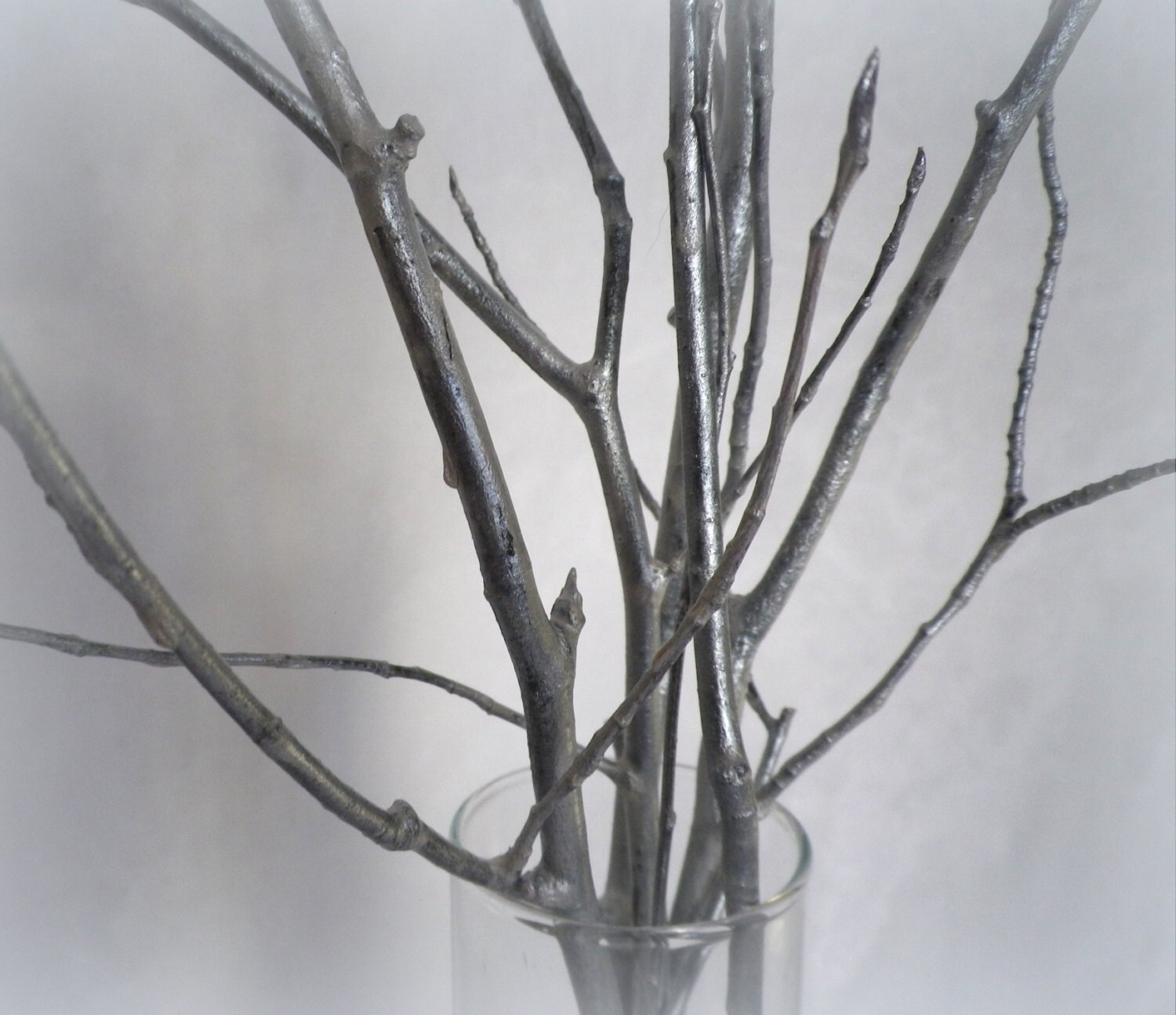 Silver tree branches 5 decorative 28 wood branches home