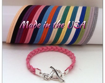 Cancer Awareness Bracelets, Charm bracelet, Friendship bracelet