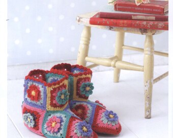 27 Colorful Crochet Designs - Crochet Patterns - Crochet Room Shoes - Crochet Bags - japanese crochet ebook - PDF - digital download