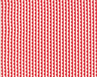 Sale! Basics Ruby scallop in red, Bonnie and Camille for Moda 55037 31