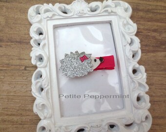 Porcupine Baby Hair Clip, Girl Hair Clip, Toddler Hair Bow, Girl Hair Bow, Baby Girl Barrette, Girl Barrette