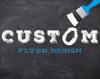 custom flyer design etsy custom flyers designs